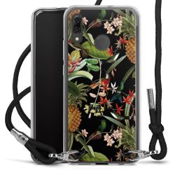 Carry Case Transparent Fabric black/silver