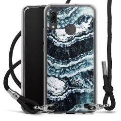 Carry Case Transparent Fabric black/silver