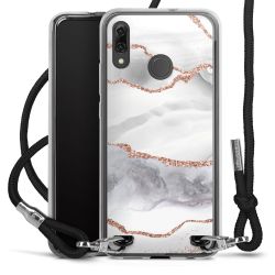 Carry Case Transparent Fabric black/silver