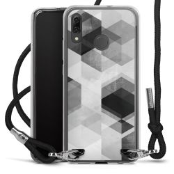 Carry Case Transparent Fabric black/silver