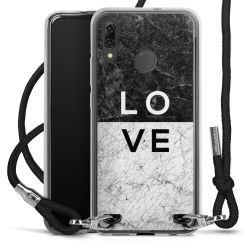 Carry Case Transparent Fabric black/silver