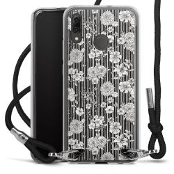 Carry Case Transparent Fabric black/silver