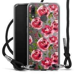 Carry Case Transparent Fabric black/silver