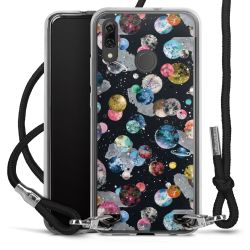 Carry Case Transparent Fabric black/silver