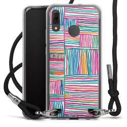 Carry Case Transparent Fabric black/silver