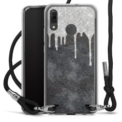 Carry Case Transparent Fabric black/silver