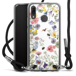 Carry Case Transparent Fabric black/silver