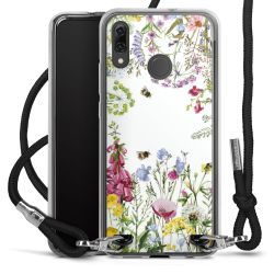 Carry Case Transparent Fabric black/silver