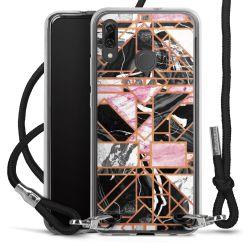 Carry Case Transparent Fabric black/silver