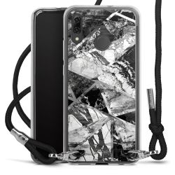 Carry Case Transparent Fabric black/silver