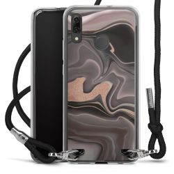 Carry Case Transparent Fabric black/silver