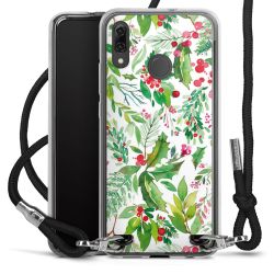 Carry Case Transparent Fabric black/silver