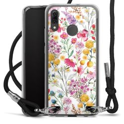 Carry Case Transparent Fabric black/silver