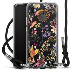 Carry Case Transparent Fabric black/silver