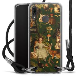 Carry Case Transparent Fabric black/silver