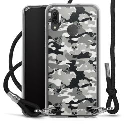 Carry Case Transparent Fabric black/silver