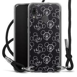 New Carry Case Transparent Stoff schwarz/silber