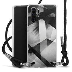 Carry Case Transparent Fabric black/silver