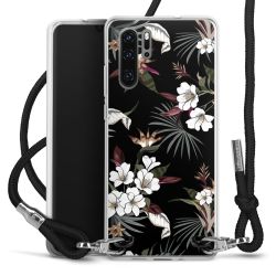 Carry Case Transparent Fabric black/silver