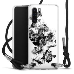 Carry Case Transparent Fabric black/silver