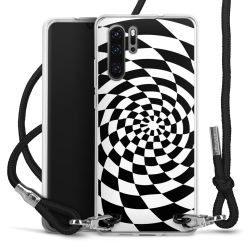 Carry Case Transparent Fabric black/silver