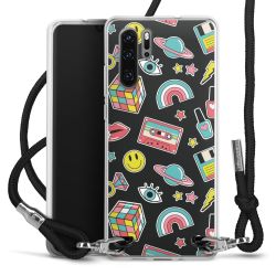 Carry Case Transparent Fabric black/silver