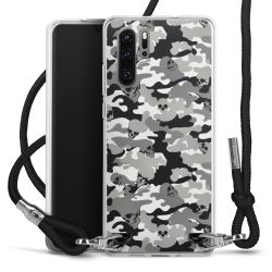 Carry Case Transparent Fabric black/silver