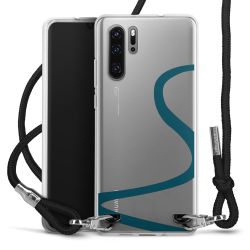 New Carry Case Transparent Stoff schwarz/silber