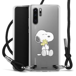 New Carry Case Transparent Stoff schwarz/silber