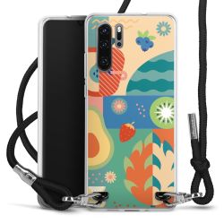 New Carry Case Transparent Stoff schwarz/silber