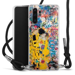 New Carry Case Transparent Stoff schwarz/silber