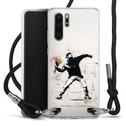 New Carry Case Transparent Stoff schwarz/silber