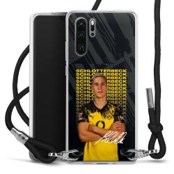 New Carry Case Transparent Stoff schwarz/silber