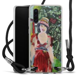 Carry Case Transparent Fabric black/silver