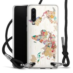 Carry Case Transparent Fabric black/silver