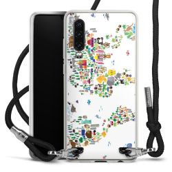 Carry Case Transparent Fabric black/silver