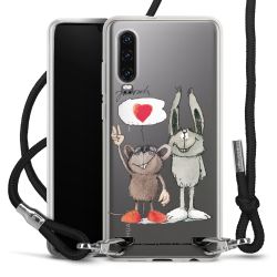 New Carry Case Transparent Stoff schwarz/silber