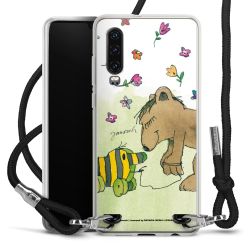 New Carry Case Transparent Stoff schwarz/silber