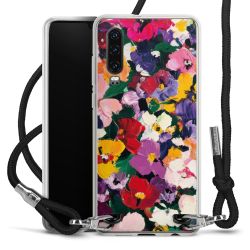 New Carry Case Transparent Stoff schwarz/silber