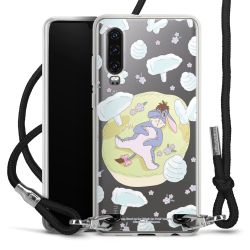 New Carry Case Transparent Stoff schwarz/silber