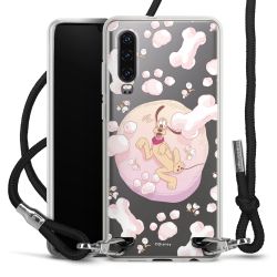 New Carry Case Transparent Stoff schwarz/silber