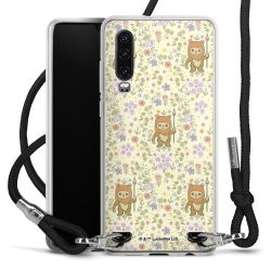 New Carry Case Transparent Stoff schwarz/silber