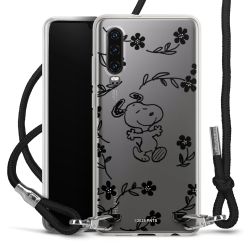 New Carry Case Transparent Stoff schwarz/silber