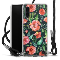 New Carry Case Transparent Stoff schwarz/silber