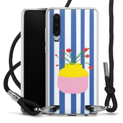 New Carry Case Transparent Stoff schwarz/silber