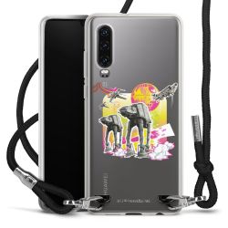 New Carry Case Transparent Stoff schwarz/silber