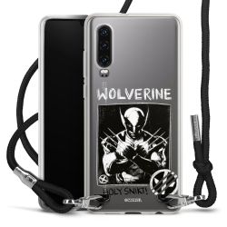 New Carry Case Transparent Stoff schwarz/silber