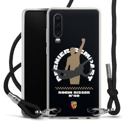 New Carry Case Transparent Stoff schwarz/silber