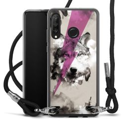 Carry Case Transparent Fabric black/silver