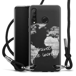 Carry Case Transparent Fabric black/silver